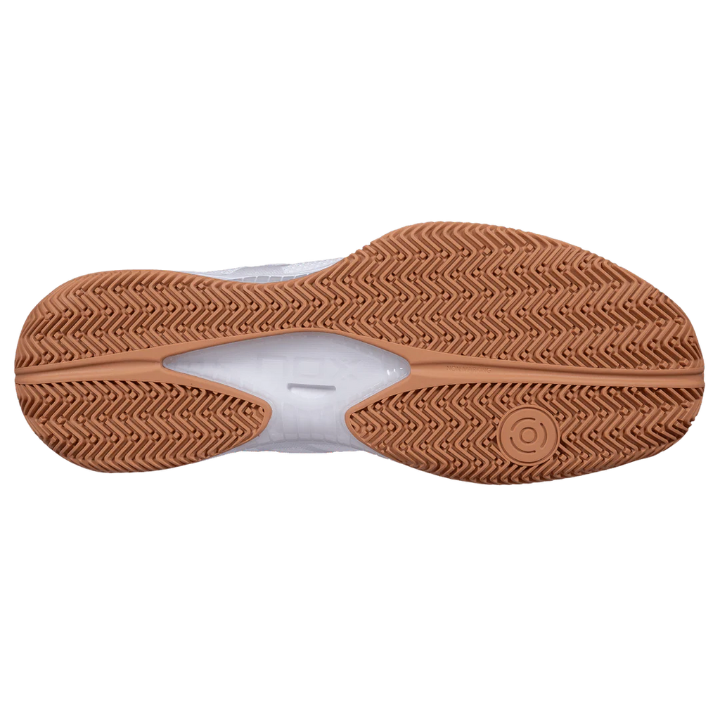 Nox Nerbo Men's Padel Shoes - White & Gum Rubber